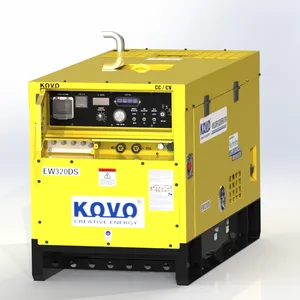 KOVO 디젤 엔진 구동 용접기/발전기 400 V 5Kva 디젤 용접기 발전기 EW320DST