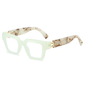 Hs2235 unisex <span class=keywords><strong>men</strong></span> Women Kính đọc sách chất lượng tốt Bình Phương Full-rim khung lão thị thời trang Kính mắt trong màu đen màu hồng màu xanh lá cây - Product Image 4