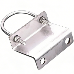 Collier de serrage <span class=keywords><strong>en</strong></span> <span class=keywords><strong>U</strong></span> pour tube, finition anticorrosion, fixation de pipeline de construction, support de fixation <span class=keywords><strong>en</strong></span> <span class=keywords><strong>U</strong></span> <span class=keywords><strong>en</strong></span> métal avec plaque de base - Product Image 4