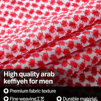 Shemagh saoudien en polyester, écharpe arabe saoudienne respirante, Ghutra quatre saisons, foulards unisexe, directement de l'usine