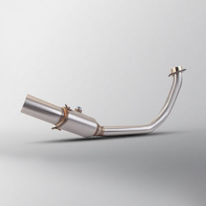 Pour Forza300 <span class=keywords><strong>2018</strong></span> 2019 2020 <span class=keywords><strong>Honda</strong></span> <span class=keywords><strong>Forza</strong></span> 300 Scooter échappement modifier inoxydable 51MM Interface moto avant lien tuyau évasion - Product Image 5