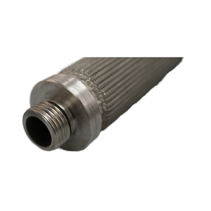 Filtre à <span class=keywords><strong>cartouche</strong></span> plissé en treillis métallique <span class=keywords><strong>304</strong></span> de haute précision en acier inoxydable Cartouches filtrantes plissées Filtre à mailles métalliques plissées - Product Image 2