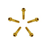 Boulon à vis en titane coloré anodisé Gr5 M3 M4 M5 M6 M7 M8 M10 boulon en titane pour moto vélo