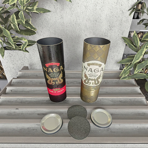 Cấp thực phẩm Composite giấy có thể cho đồ uống xi lanh ống giấy các tông container cho rượu vang đỏ bao bì - Product Image 6