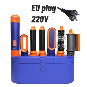 Escova de Ar Quente Roxa 6 em 1 para Atacado, 1000W, Controle de Temperatura Múltiplo, Anti-Emaranhamento, Logotipo Personalizado, Baixo MOQ 6pçs - Product Image 2