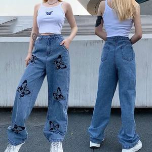 مخصص أزياء الأوروبي الإناث الجينز السراويل <span class=keywords><strong>3</strong></span> لون النساء عالية الخصر نحيل الجينز المرأة - Product Image 3