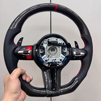 Volant de voiture en fibre de carbone de couleur personnalisée pour BMW F30 F06 F30 F07 F10 F20 F25 F32 F34 F35 F36 X7 M3 M4 M6 F11 F15 F22 F80 F90