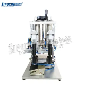 Sipuxin 2 Heads Perfume Filling Machine Small Perfume Bottle Filling Machine for Alcohol