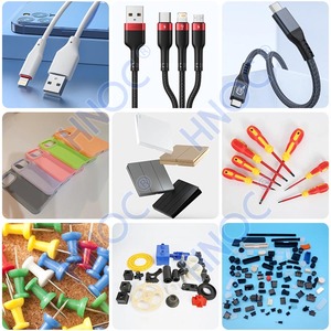 HNOC Mini Vertical Plástico USB Cable Enchufe Cable de alimentación Máquina de moldeo por inyección para cable de datos móvil - Product Image 6