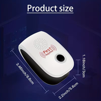 Lot de 6 Répulsifs Ultrasoniques Améliorés pour Souris, Conversion de Fréquence Automatique, Anti-Nuisibles Électronique à Brancher pour Intérieur et Maison