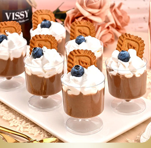 5oz 150ml dùng một lần rõ ràng PS ly đơn tường thiết kế ly nhựa cho nước khoáng đồ ăn nhẹ trà Mousse Kem sữa chua thạch - Product Image 5