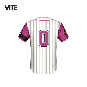 Grosir kustom jersey bisbol dibuat sesuai pesanan kaus baseball retro sublimasi kaus bisbol kustom - Product Image 3
