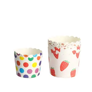 Einweg-Kuchen form Tablett Fall Papier Cupcake Wrapper Liner Muffin form Back becher