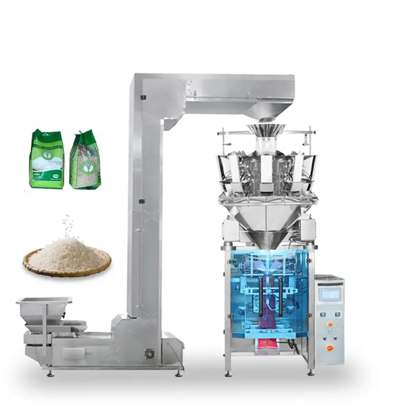 Machine d'emballage électrique multi-têtes pour portatif du grain, appareil d'emballage vertical automatique pour pop-corn, ml