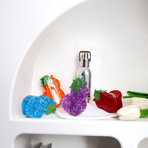 YIYI קלאסי בסגנון סיני בצורת דלעת אצטט קליפ שיער טופר שיער רב צבעוני דלעת קליפ טופר יצירתי סיטונאי - Product Image 6