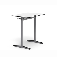 Meubles de classe individuels personnalisés, table et chaise d'école pour enfants, bureau et chaise d'étudiant modernes, bureau d'étude en métal pour l'école
