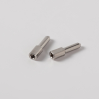 PIN en acier inoxydable non standard | Goupille de positionnement anti-rotation à tête hexagonale usinée CNC avec pointe conique pour dispositif de fixation d'automatisation