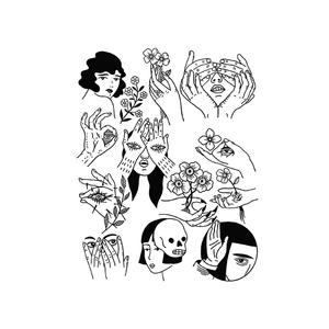 Tatuaje Semipermanente de Personajes de Sailor Moon, Tatuaje Impermeable con Duración de 2 Semanas, Tatuaje Herbal Realista para Brazo, <span class=keywords><strong>Palma</strong></span>, Mano y Cuello - Product Image 1