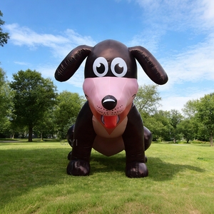 Perro Inflable Grande Personalizado de PVC, Decoración Inflable, Modelo Publicitario Inflable para Inauguración de Supermercados al Aire Libre - Product Image 1