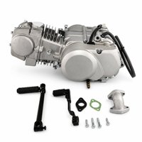 Ensemble moteur de moto enduro Yinxiang 125cc à démarrage au pied, embrayage manuel, 4 vitesses, refroidissement par air, directement de l'usine