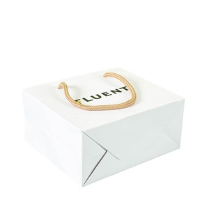 Низкая цена покупки бумажный мешок на заказ высокое качество белая бумага хозяйственные сумки - Product Image 4