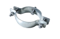 Pince de fixation pour poteau, galvanisée à chaud, verrouillable, pour distribution d'énergie électrique, vente en gros, commande en gros, approvisionnement direct usine