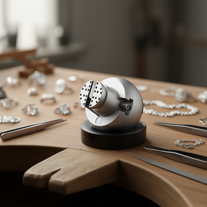 Morsa a sfera da 3,93 pollici in acciaio inossidabile per la creazione di anelli, strumenti per gioielleria, kit con rotazione a 360 gradi - Product Image 2