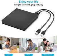 Lettore dello scrittore del bruciatore di DVD-RW dell'unità di CD-RW esterna portatile sottile di USB 2.0 per il Desktop ecc del PC del taccuino del computer portatile