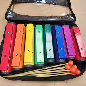 En vente pour l'école maternelle et la <span class=keywords><strong>famille</strong></span> étui noir <span class=keywords><strong>xylophone</strong></span> professionnel 8 Notes Instrument de musique pour garçons filles - Product Image 3