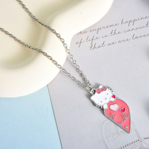 猫ネックレス合金マッチングカップルと親友<span class=keywords><strong>BFF</strong></span>ネックレス - Product Image 2