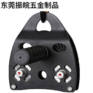 Z&W Handheld <b>Cable</b> Car Pulley Metal Dual Wheel <b>Outdoor</b> Ropeway Equipment - Product Image 3