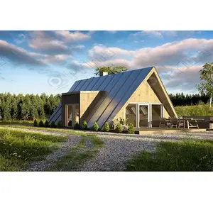 热销铝A框架新西兰预制模块化活动房屋