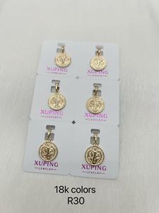 XUPING Gioielli all'ingrosso, ciondolo unisex da <span class=keywords><strong>uomo</strong></span> placcato oro, stile Hip Hop Iced Out, personalizzato con croce di Gesù, alla moda - Product Image 6