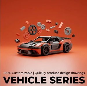 Mini Blocs de Construction en Plastique <span class=keywords><strong>3D</strong></span> DIY pour <span class=keywords><strong>Voiture</strong></span> de Course Supercar, Jeu de <span class=keywords><strong>Puzzle</strong></span> Sportif à Petites Briques - Product Image 1
