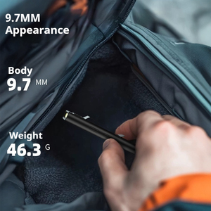 WT8 Notfall Aluminium Clip TYPE-C Wiederaufladbare Tragbare Wasserdichte Laser COB Arbeitsleuchte Magnetische Alarm UV Taschenlampe EDC Lampe - Product Image 4