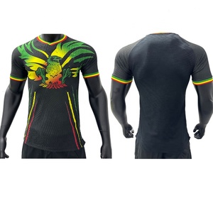 100% Polyester New Season Soccer Wear Spieler Version Sport hemd Maillot De Football Mali Fußball trikot - Product Image 3
