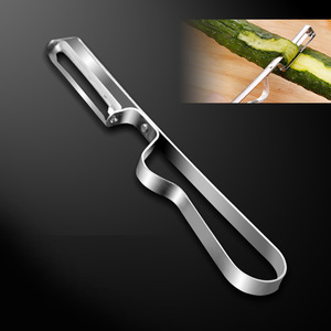 Stainless Steel Peeler Multi Function Vegetable Fruit Cutter With Toothed Blade For Kitchen Use - Product Image 5