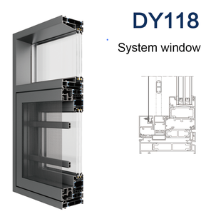 Conception moderne commerciale Windows en aluminium pour l'usage externe de style ouvert d'oscillation de villa - Product Image 4