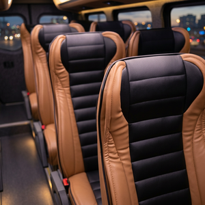 Sièges de luxe et sécurisés Star Vip VIP à cadre réglable fournis par le fabricant pour l'utilisation des passagers en bus - Product Image 2