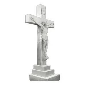 Granite Shamrock Funeral Crucifix Cross Monuments