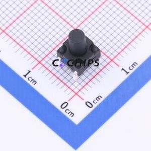 TSG001A09026A Tactile Switch Through hole Component (THT) Switch Round Button 2.6N Through Hole 6.15mm - Product Image 1