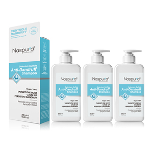 Champú Anticaspa, Tratamiento Capilar con Queratina, Alivio del Picor, Cuidado del Cuero Cabelludo, Producto para el Cuidado del Cabello para la Caspa Persistente, Vegano - Product Image 1