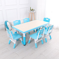 Ensemble de meubles modernes personnalisables Feelbaby pour enfants et bébés, pour l'école et l'extérieur, comprenant une table d'étude et des chaises