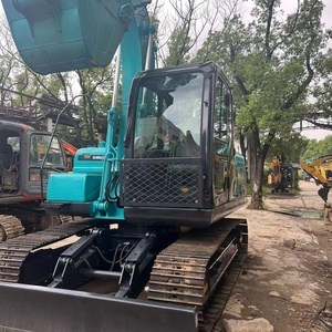 Excavadora Usada Kobelco SK140 de 14 Toneladas, Excavadora Hidráulica de Orugas con Motor, Bomba y Caja de Cambios Mitsubishi Importados - Product Image 4