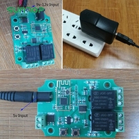 Module relais 2 canaux pour interrupteur à commande à distance compatible avec iPhone et Android 4.3