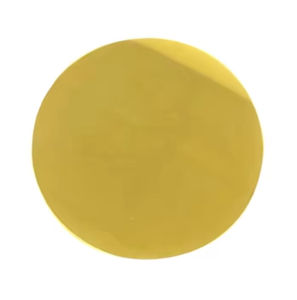 Posavasos redondo duradero de acero inoxidable y metal dorado con logotipo personalizado de primera calidad, posavasos impresos personalizados ecológicos al por mayor - Product Image 1