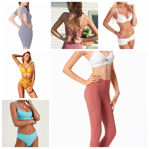 Mềm cảm ứng đôi mặt 4 cách căng spandex nylon vải chất lượng cao vải dệt kim cho đồ thể thao đồ bơi xà cạp đồ lót - Product Image 2