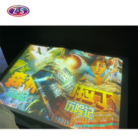 Sistema de software de proyector interactivo 3D Digital Flipbook Proyección de libro virtual para equipo de publicidad de restaurante