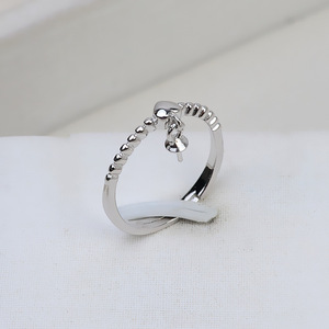 Componentes de Joyería para Mujer, Anillo de Perlas Abierto de Plata S925, Base Vacía Semiterminada para DIY, Accesorios 227 - Product Image 4