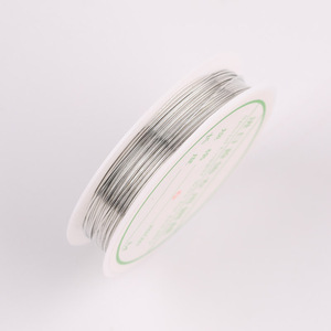 1 rouleau de fils en laiton/cuivre argenté/doré/or rose de 0,2/0,25/0,3/0,4/0,5 mm pour la fabrication de bijoux DIY (bracelets, colliers) – Anniversaire - Product Image 4